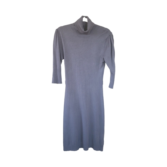 BCBG MaxAzria Quarter Sleeve Turtleneck Sweater Dress Sz S - Picture 1 of 11
